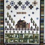 pine tree and house quilt tdhmy d2388764
