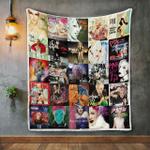 pink album covers quilt blanket d2352693