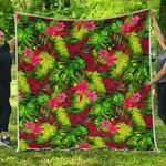 pink hawaiian tropical cl17100453mdq quilt blanket d2380772