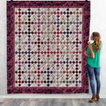 pink ribbons hur10829 3d customized quilt 2307 d2313687