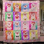 pinkyyy pig quilt blanket quilt d2324202