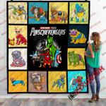 pinscher avenger marvel infinity war end game 3d customized quilt blanket d2320201