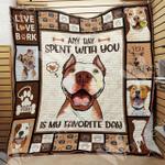 pitbull dog quilt blanket dhc0102580td d2379750