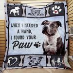 pitbull dog quilt wke d2388337