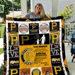 pittsburgh pirates to my daughter love dad quilt d2387033