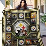 pittsburgh steelers quilt blanket fan made d2346733