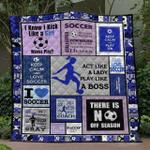 play like a boss soccer blue quilt blanket vh09 quilt d2323357