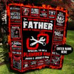 plumber dad personalized quilt blanket bbb080626sm d2355845