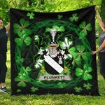 plunkett ireland irish celtic shamrock knot circle jfj11438 3d customized quilt 2707 d2315161