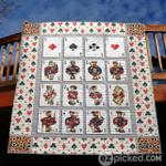 poker cards clt170655 quilt blanket d2357364