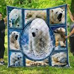 polar bear lovely 3d polar bear beautiful bcg249 3d customized quilt hip d2314865