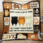pomeranian dog ee quilt inkpzz d2387867