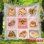 pomeranian dog lover quilt tdhah d2389009