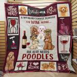 poodle dog quilt yhp d2387923