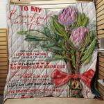 protea flower to my beautiful wife quilt tdhdb d2388808