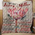 protea flower to my loving mother love your daughter quilt tdhpd d2388532