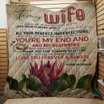 protea flower to my wife quilt tdhvs d2389032
