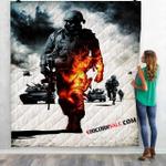 ps3 game battlefield bad company d 3d customized personalized quilt blanket d2325205