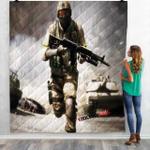 ps3 game battlefield bad company v 3d customized personalized quilt blanket d2325366