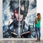 ps3 game metal gear rising revengeance v 3d customized personalized quilt blanket d2325444