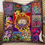 psychedelic trippy mushroom quilt thh1075 d2387073