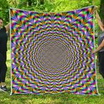 psychedelic web optical illusion cl17100481mdq quilt blanket d2381314