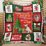 pug dog christmas quilt tdhmz d2389080