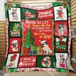 pug dog christmas quilt tdhzs d2389511