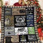 pug jfj11619 3d customized quilt 2707 d2314802