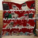 pug snow christmas quilt tdheg d2388786