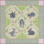 rabbit clm050729 quilt blanket d2381040