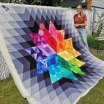 rainbow star quilt tdhjy d2388429