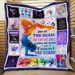 reach for the stars gymnastics jfj11840 3d customized quilt 2707 d2315007