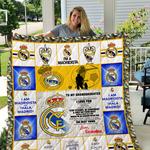 real madrid to my granddaughter love grandpa quilt d2385389