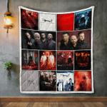 red album covers quilt blanket d2349654