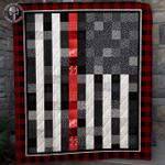 red line patterns blanket quilt d2323609