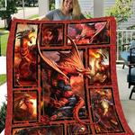 red stone dragonfire quilt blanket great customized blanket gifts for birthday christmas d2348718