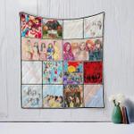 red velvet quilt blanket d2355433