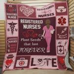 registered nurse plant seeds that last forever quilt blanket great customized blanket gifts for