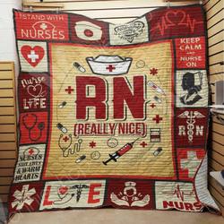 Registered Nurse Rn Quilt Blanket Dhc06021315Td