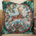 reindeer christmas quilt tdhvs d2389458