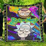 rick and morty quilt blanket cfq39 quilt d2322354