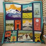 ride to live bicycle quilt d2386326