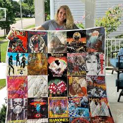 Rock Band Quilt Blanket 0757