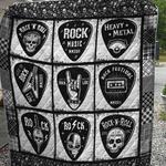 rock music quilt d2386340