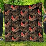 rooster cl12100585mdq quilt blanket d2380041