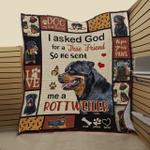 rottweiler magic cv1 3d customized quilt d2314775