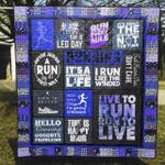 run every mile quilt blanket tr12 quilt d2322706