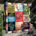 run with your heart quilt blanket vh09 quilt d2324400