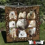 samoyed dog quilt tdhpj d2389295